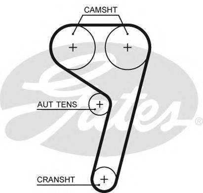 GATES 5669XS Ремень ГРМ