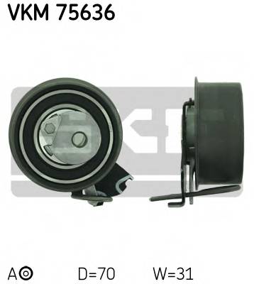 SKF VKM 75636 Натяжной ролик, ремень