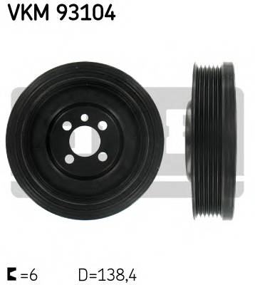 SKF VKM 93104 Ременный шкив, коленчатый