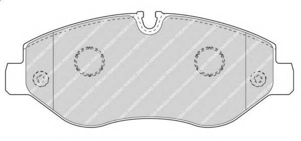 FERODO FVR4469 Комплект тормозных колодок,