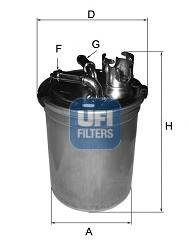 UFI 24.451.00 Топливный фильтр