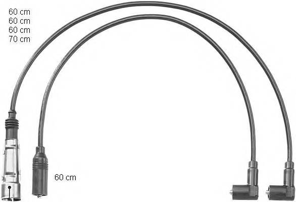 BERU ZEF1149 Комплект проводов зажигания
