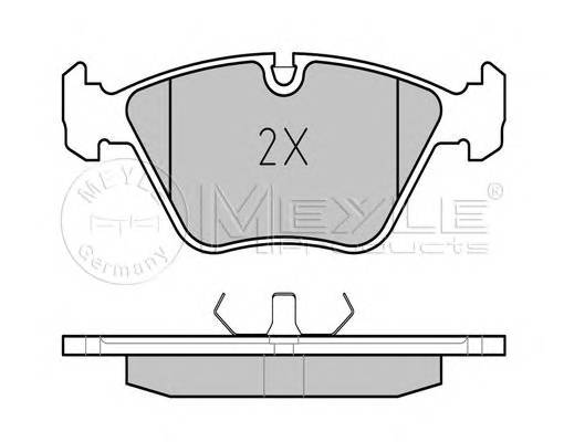 MEYLE 025 209 6820 Комплект тормозных колодок,