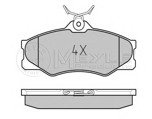 MEYLE 025 209 7919 Комплект тормозных колодок,