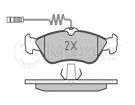 MEYLE 025 215 9218 Комплект тормозных колодок,