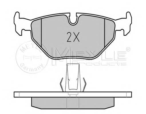 MEYLE 025 216 9117/PD Комплект тормозных колодок,