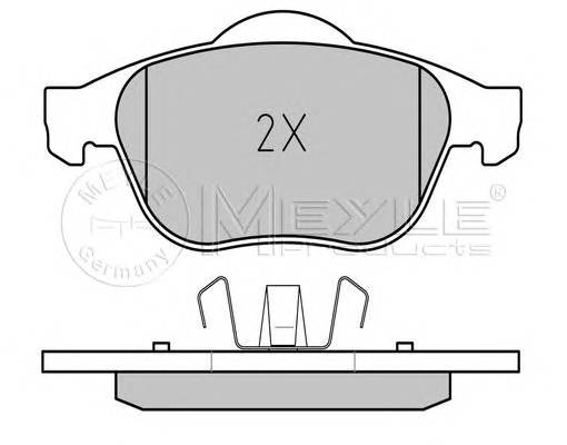 MEYLE 025 232 4818 Комплект тормозных колодок,