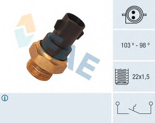 FAE 37290 Термовыключатель, вентилятор радиатора