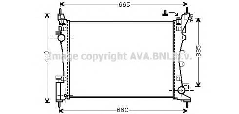 AVA QUALITY COOLING FTA2318 Радиатор, охлаждение двигателя