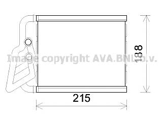 AVA QUALITY COOLING HY6393 Радиатор отопителя HYUN