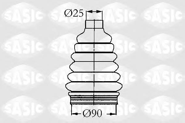 SASIC 2933963 Комплект пильника, приводний