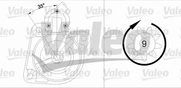 VALEO 436045 Стартер