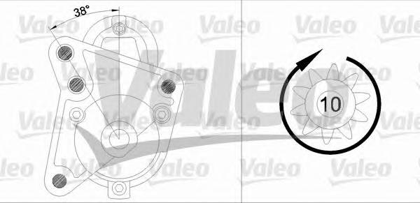 VALEO 436081 Стартер