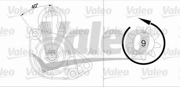 VALEO 455548 Стартер