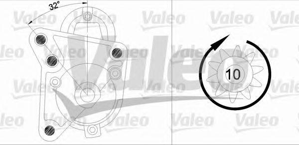 VALEO 455738 Стартер