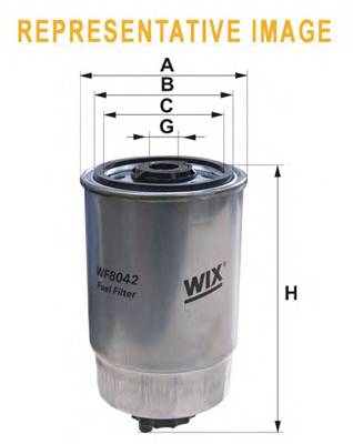 WIX FILTERS WF8042 Топливный фильтр