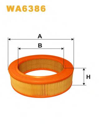 WIX FILTERS WA6386 Воздушный фильтр