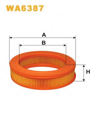 WIX FILTERS WA6387 Воздушный фильтр