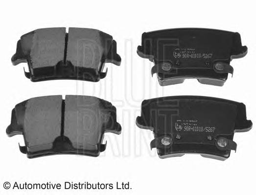 BLUE PRINT ADA104205 Комплект гальмівних колодок,