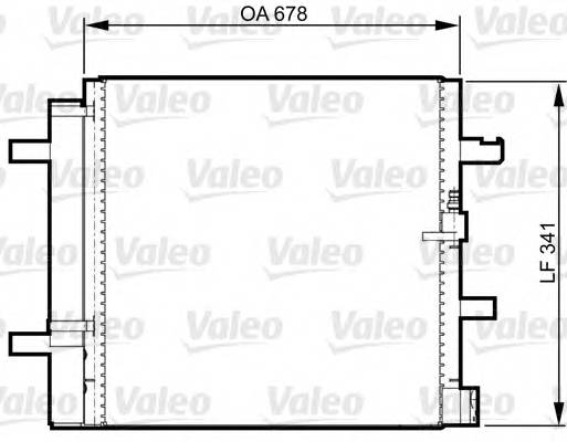 VALEO 814370 Конденсатор, кондиционер