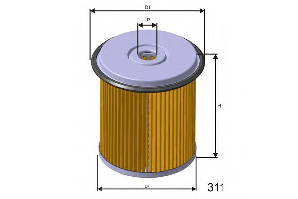 MISFAT F685 FILTR PALIWA RENAULT