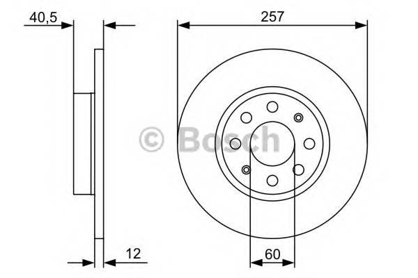 BOSCH 0 986 479 402 Тормозной диск