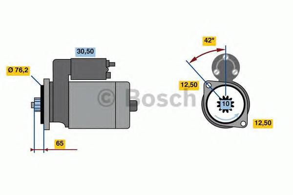 BOSCH 0 986 020 260 Стартер