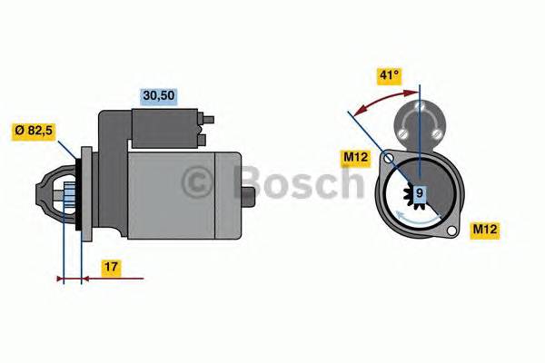 BOSCH 0 986 021 210 Стартер