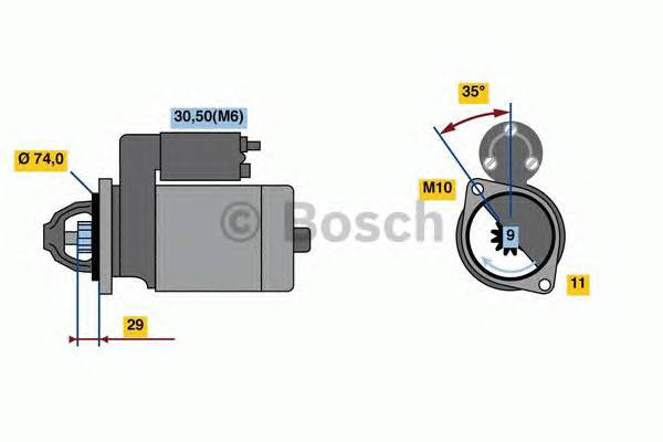 BOSCH 0 986 024 120 Стартер