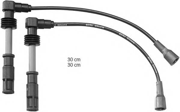 BERU ZEF1367 Комплект проводов зажигания