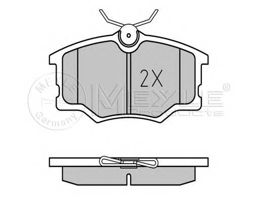 MEYLE 025 235 4616 Комплект тормозных колодок,