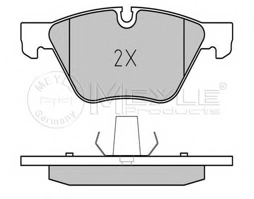 MEYLE 025 237 9420 Комплект гальмівних колодок,