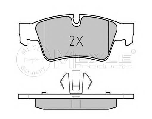 MEYLE 025 239 2318 Комплект тормозных колодок,