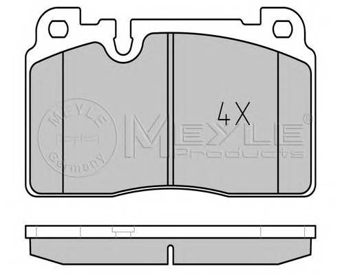 MEYLE 0252564316 KLOCKI HAM. AUDI