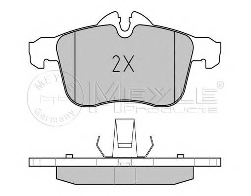 MEYLE 025 283 3219/PD Комплект тормозных колодок,