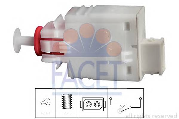 FACET 7.1110 Выключатель фонаря сигнала