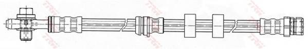 TRW PHD503 Тормозной шланг