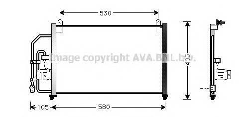 AVA QUALITY COOLING DW5012 Конденсатор, кондиціонер