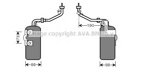 AVA QUALITY COOLING FDD387 Осушитель, кондиционер