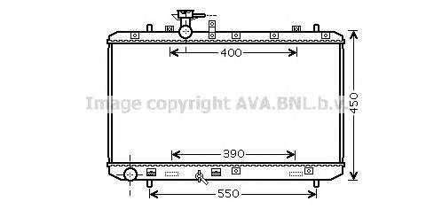 AVA QUALITY COOLING SZA2084 Радиатор, охлаждение двигателя