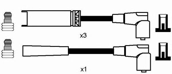 NGK 8275 Комплект проводов зажигания