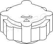 TOPRAN 110 656 Крышка, резервуар охлаждающей
