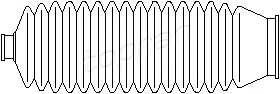 TOPRAN 300 823 Пыльник, рулевое управление