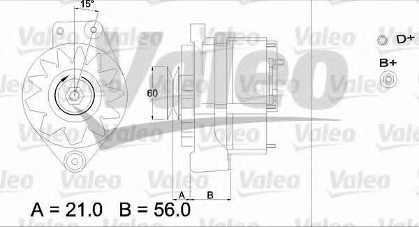 VALEO 436296 Генератор