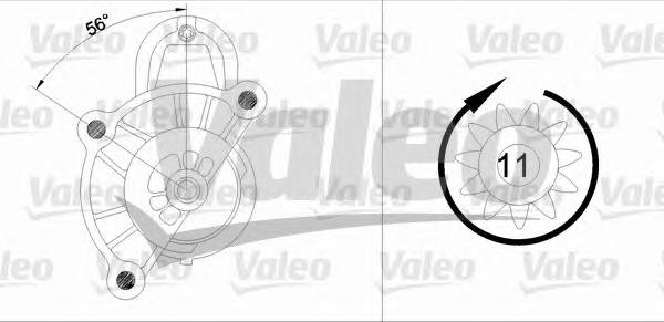 VALEO 455928 Стартер