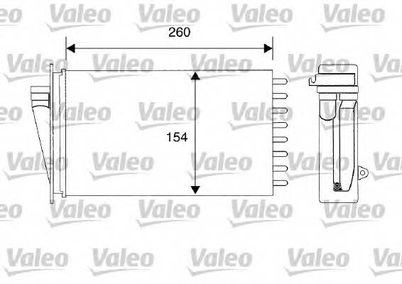 VALEO 812194 Теплообменник, отопление салона