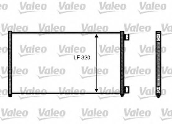 VALEO 818017 Конденсатор, кондиціонер