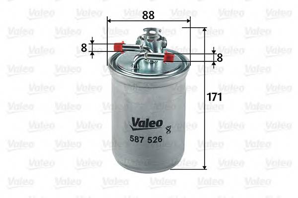 VALEO 587526 Топливный фильтр