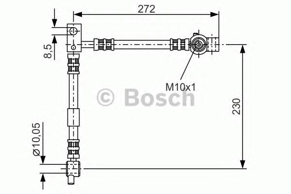 BOSCH 1 987 476 361 Гальмівний шланг