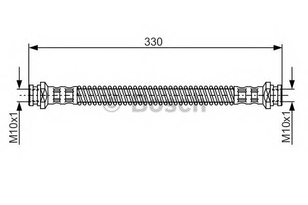 BOSCH 1 987 481 254 Гальмівний шланг